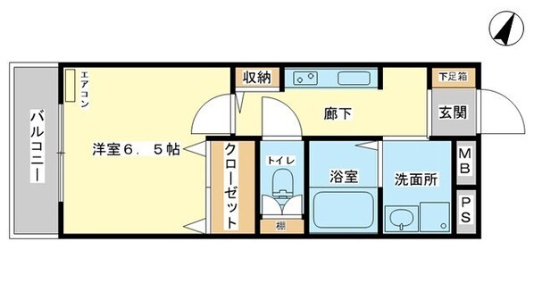 ハイツ中浜の物件間取画像